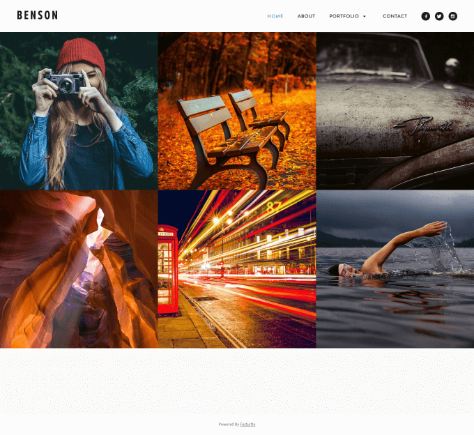 Website Template Benson