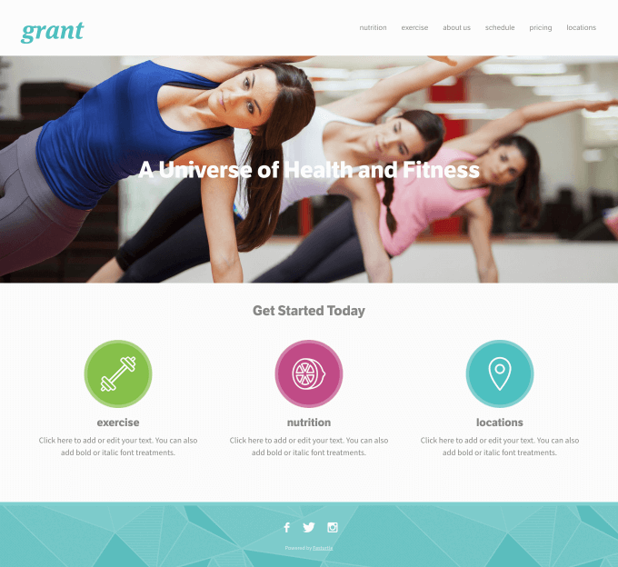 Website Template Grant