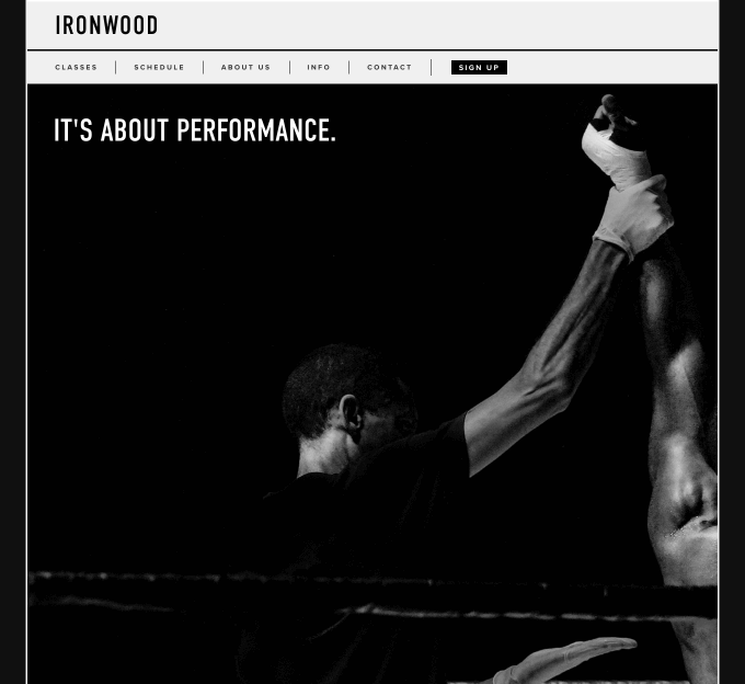 Website Template Ironwood