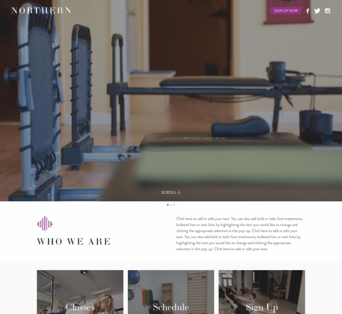 Website Template Northern