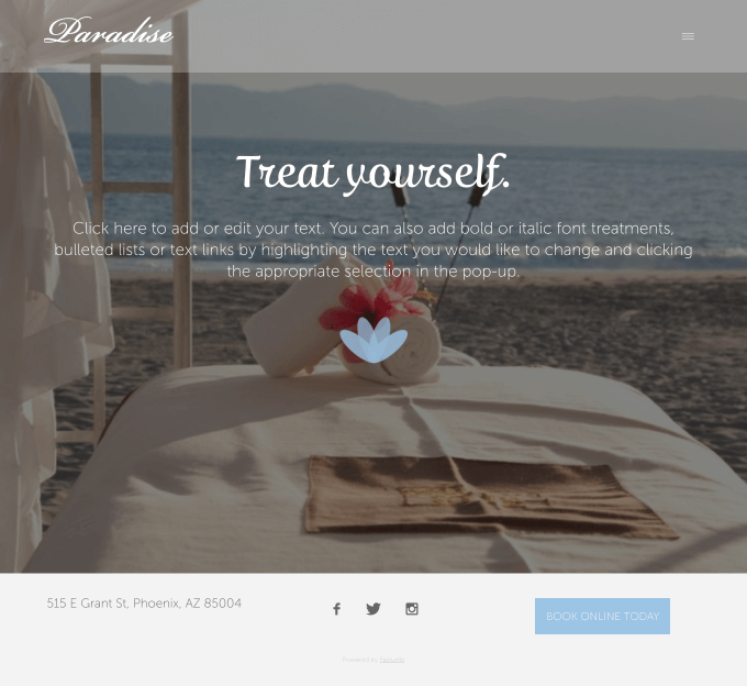 Website Template Paradise