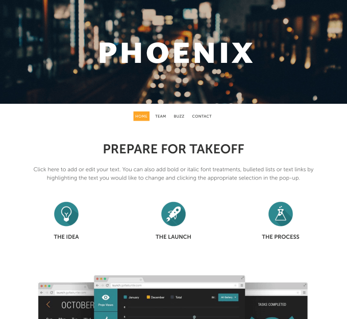 Website Template Phoenix