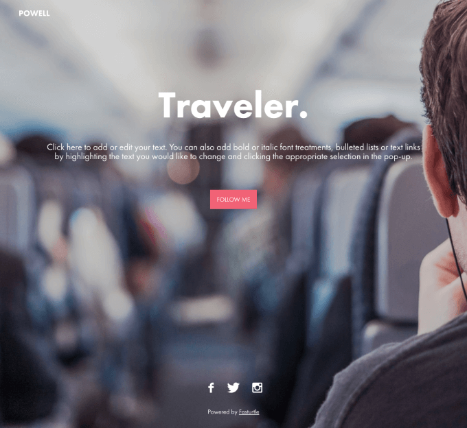 Website Template Powell