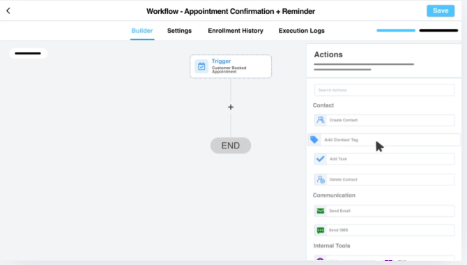 Marketing Automation Screenshot