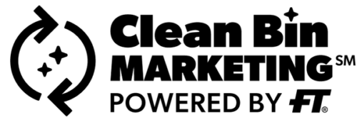 Clean Bin Marketing logo, powered by FT
