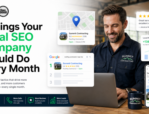 Six Things Your Local Search Engine Optimization Company Should Do Every Month