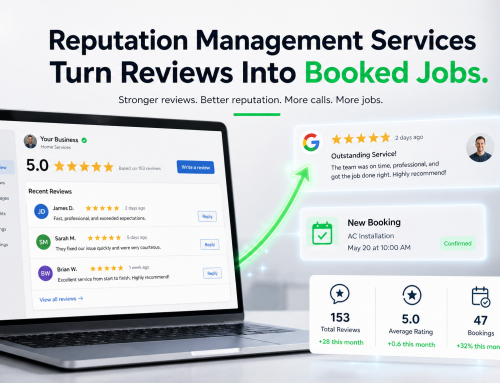 Reputation Management Services Turn Reviews Into Booked Jobs